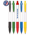 Certified USA Made - Wide Barrel Click Pen with Rubber Grip